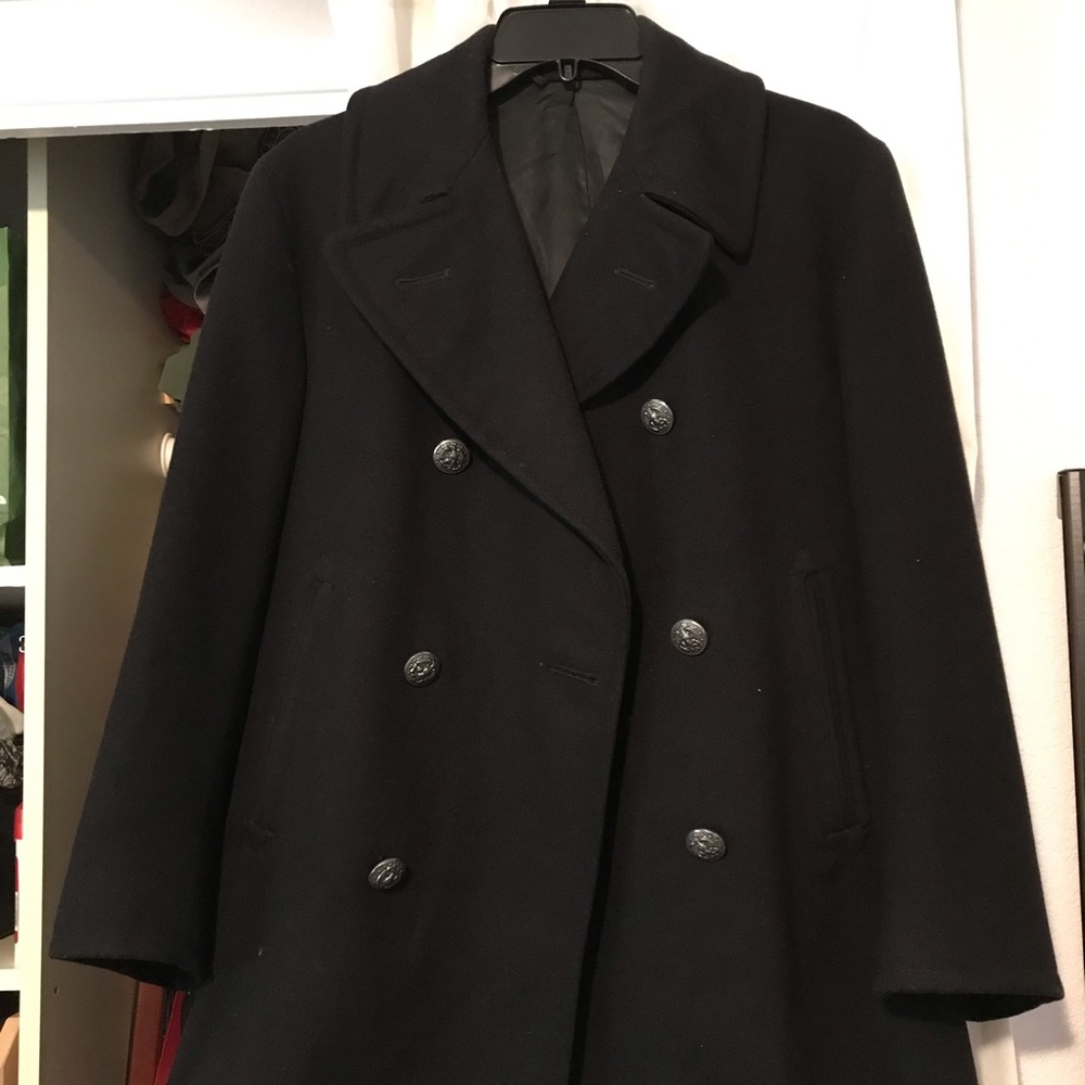 Surplus Navy Pea Coat - warm and wool!